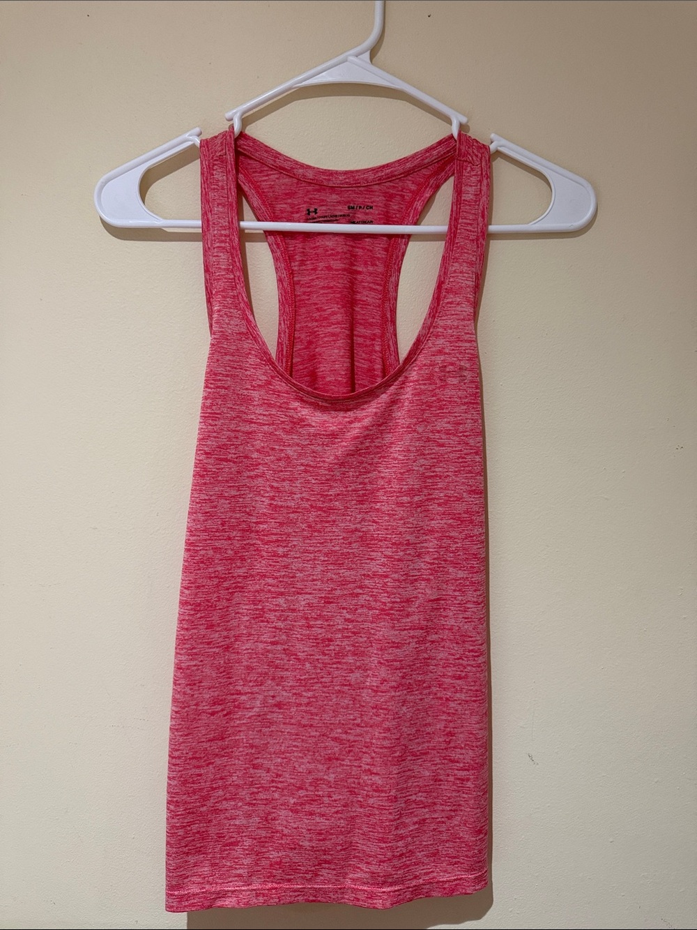 Under Armour Heathered Raspberry Racerback Tank